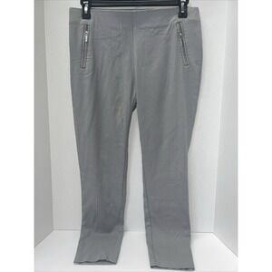 Dalia Pants Women's Size 12 Grey Skinny Zipper Pockets